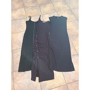 3Pc Dress bundle Forum Maxi/ Project  Social T Dress Sz S. Ribbed Sleeveless